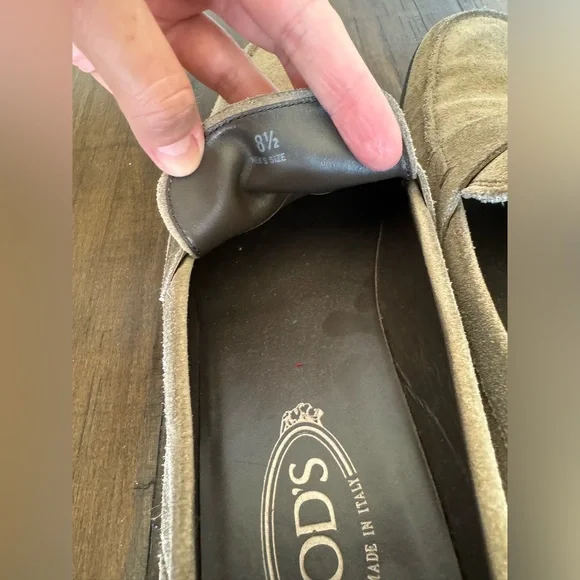 Tods Men Suede Loafers - Picture 7 of 9
